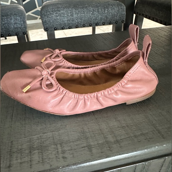 Tory Burch Pink Size 5 Ballet Flat Square Toe - Picture 3 of 12